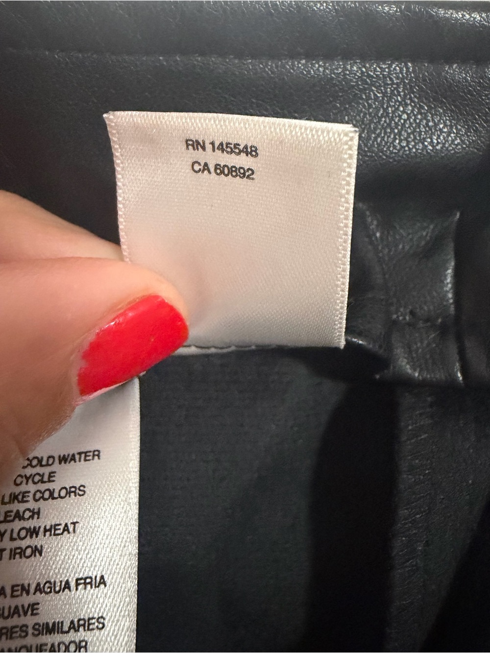 Rachel Rachel Roy Black Faux Leather Wrap Mini Skirt Belted Asym Zip NWT Size 10 - Picture 11 of 15